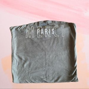 Merci Paris Tube Top, Black -Size Medium-NWT